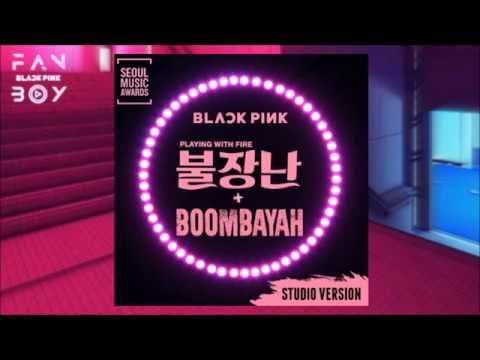 BLACKPINK - 불장난 (PLAYING WITH FIRE) + 붐바야 (BOOMBAYAH) (Seoul Music Awards -Studio Version)