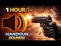 1 Hour of Pistol Gun Sounds — Realistic Handgun Fire SFX