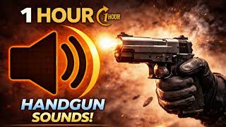1 Hour of Pistol Gun Sounds — Realistic Handgun Fire SFX