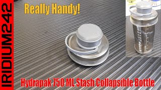 Handy Prepper Item! Hydrapak 750ML Stash Collapsible Bottle