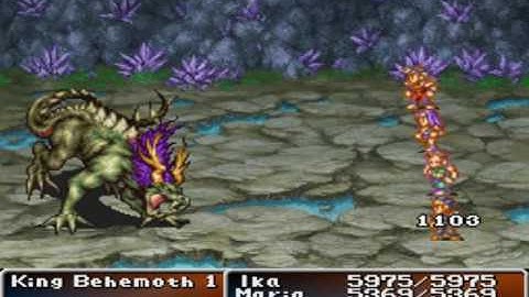 Final Fantasy 2 PSX - Boss King Behemoth