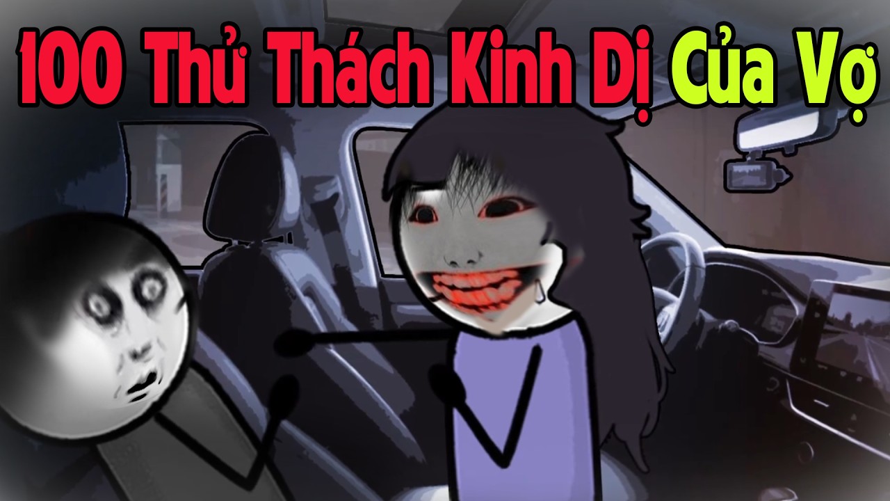 (Full Version) 100 Thử Thách Kinh Dị Của Vợ Tôi | Gấu Sợ Hãi TV