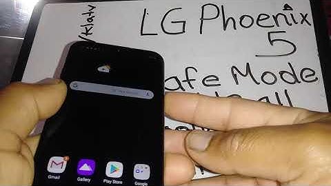 Exit Safe mode on LG Phoenix 5 // activar safe mode // disable all apps for data savings