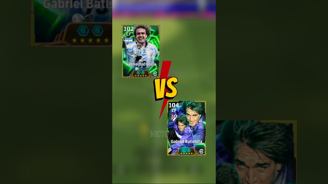 F2P Battle! Old vs New Batistuta... Who Has Better Long Shots? 😳🔥 | eFootball #Batistuta#OldVsNew