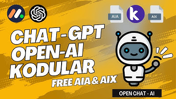 Chat GPT Open AI Kodular Free Aia & Extension l Kodular Tutorial With Demo App l MStore