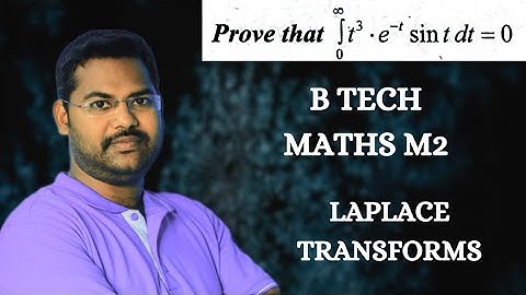 B tech Maths laplace transforms in telugu@maths naresh eclass
