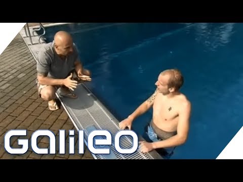 Video: Wie Kommt Man Aus Dem Pool, Wenn Die Badehose Aus Einem Badeanzug Geflogen Ist