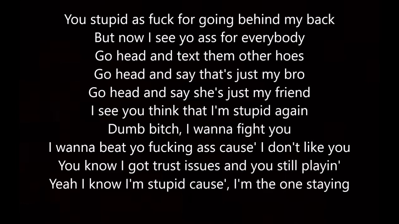 Dumb b**ch - Domo Wilson