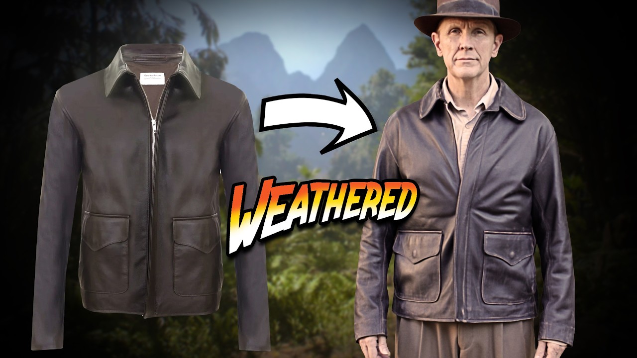How to Weather Wested Leather Raiders Hero Jacket