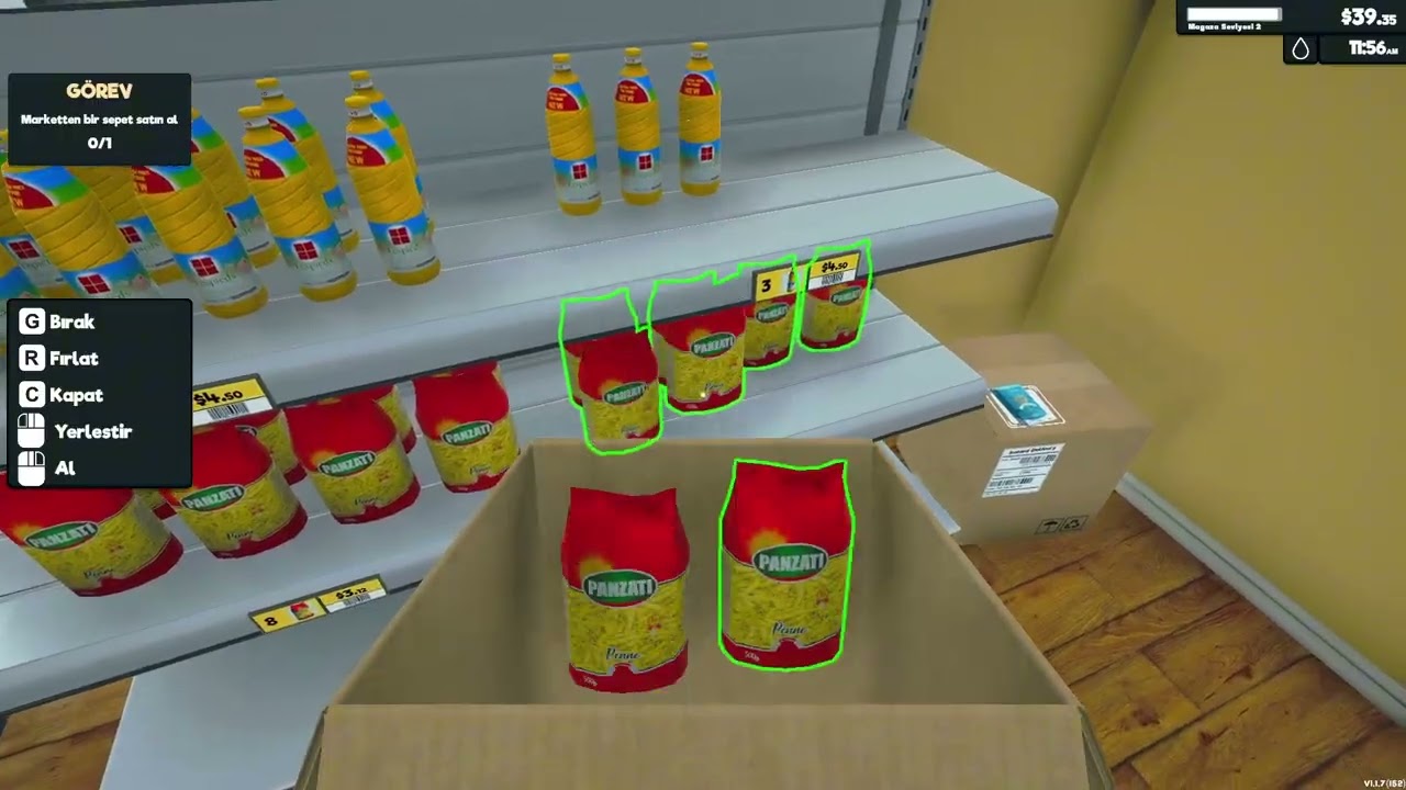 Market Açtıkkk  Supermarket Simulator #1