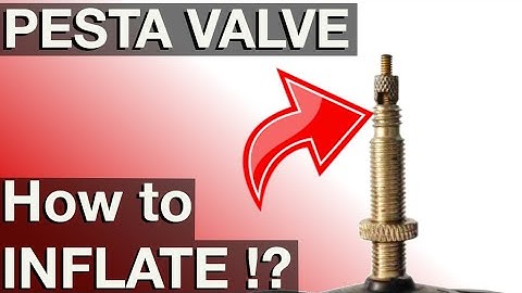 Presta Valve Tire Inflation (How to instructions 4k)