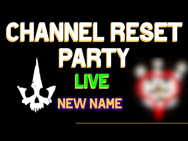 TyrannyUnmasked's last livestream! Channel Reset party Live!