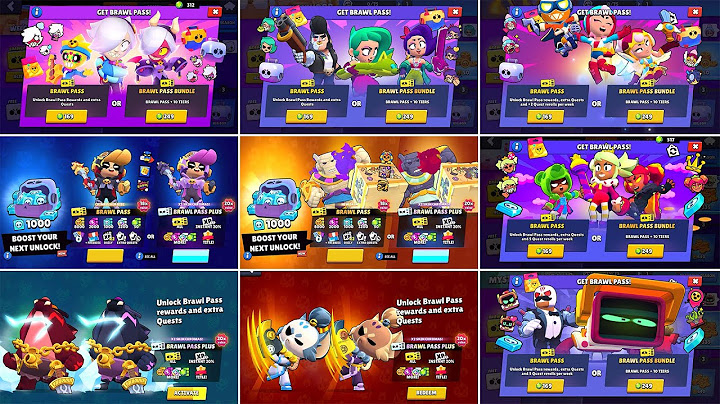 EVERY BRAWL PASS UNLOCK ANIMATIONS | Season 1 to 37 | Brawl Stars
