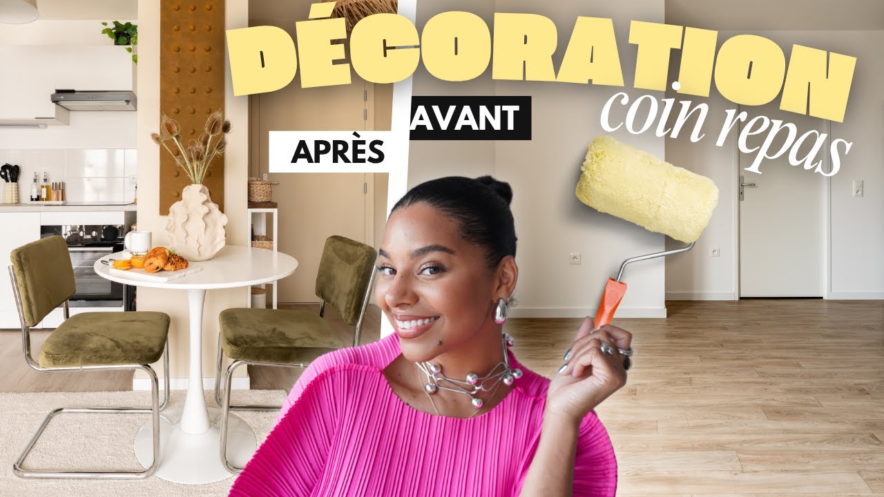 ON TRANSFORME LE COIN REPAS (PART 2) | DIY, PINTEREST, PEINTURE 🧑🏽‍🎨✨