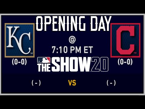 Royals vs Indians | Opening Day | MLB The Show 20