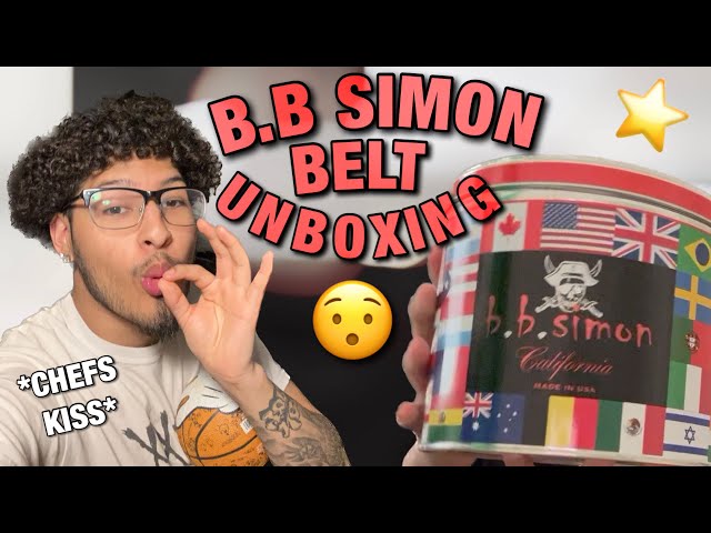 Behind the scenes - 🔥b.b. simon belt unboxing 🔥 