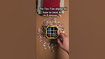 Tic-Tac-Toe digital AI  in 5 moves ? 💀☠️💀 #tictactoe  #ai  #games