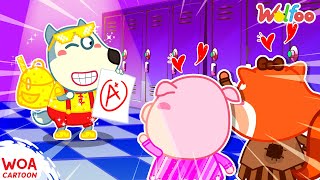 Wolfoo Gây Náo Loạn Trong Ngày Đầu Đi Học| Hoạt hình hài hước 🐺 Hoạt Hình Wolfoo Tiếng Việt