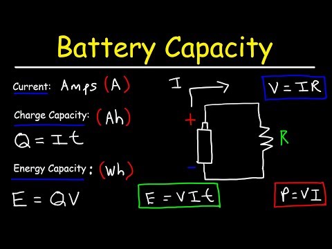 Video: How To Determine The Battery Capacity