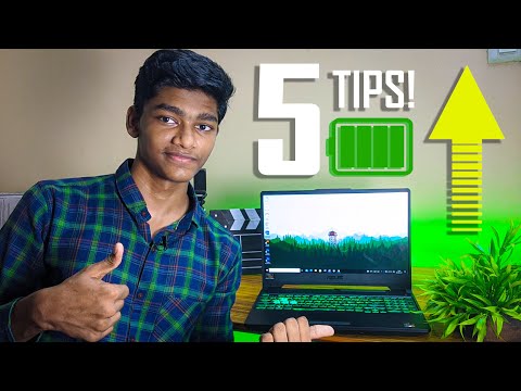 New Update These 5 TIPS can BOOST your Laptop's Battery Life!⚡