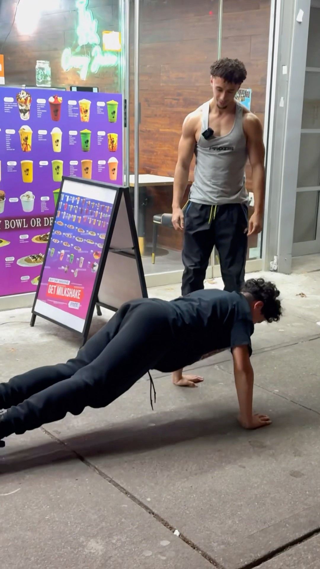Most sus pushups ever caught on video..