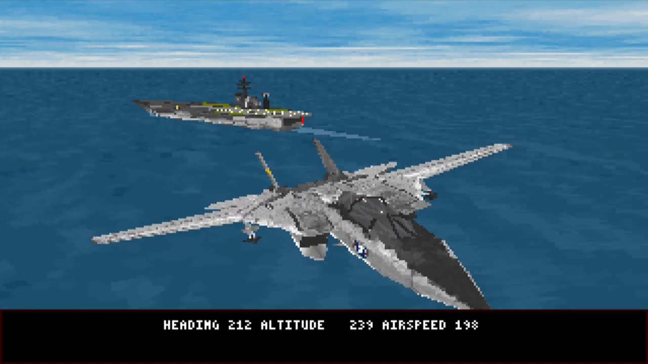 Fleet Defender: The F-14 Tomcat Simulation - First Dogfight & Carrier Landing