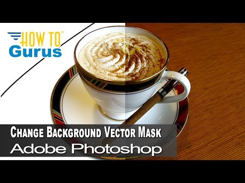 Change Background to White or Transparent Using Vector Mask in Adobe Photoshop CC  CS Tutorial