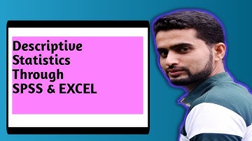 descriptive statistics|Descritive in SPSS and Excel