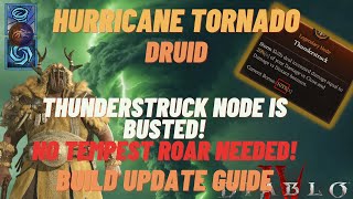 Tornado Hurricane Druid Build Update - MELT 20+ NMD! NO UNIQUES(TR)! Diablo 4  Endgame Guide