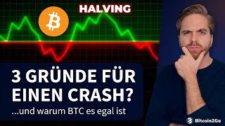 Bitcoin Halving 2024 = Crash? - Was spricht dafür, was dagegen? + Solana 