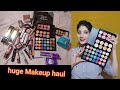 Huge Makeup haul || sugar, faces, colorbar, loreal etc..purple.com || shystyles