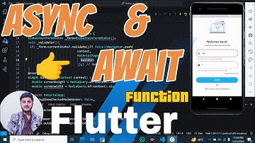 async / await || syncronous and Asyncronous funciton in flutter || Flutter || App Development