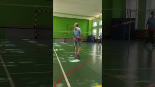 Соревнования Таисии Лещинской в школе по бадминтону с чемпионами Москвы