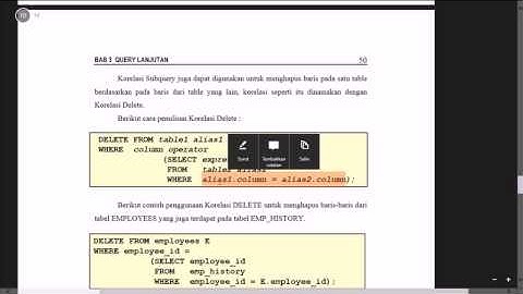 Teori 3 Query Lanjut - Video Tutorial Basis Data Oracle