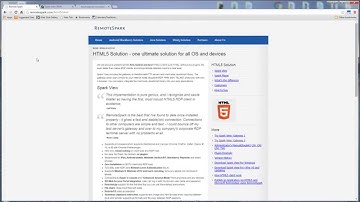 Remote Spark - Demo and Review of Remote Desktop using HTML5 Browser (Bypass Firewall port 3389)