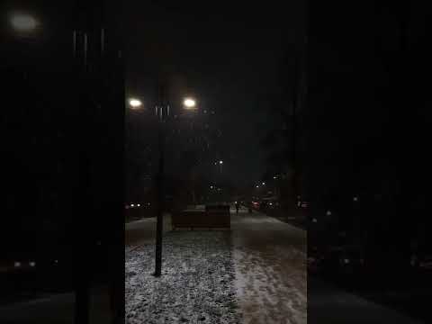 فيديو شارع للتصميم بدون حقوق تساقط الثلج للتصميم