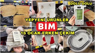 BİME GELDİ HEMEN ALDIK💃BİM 16 OCAK 2026 CUMA💃/GERÇEK İLK VE TEK ERKEN ÇEKİM❗️/YEPYENİ ÜRÜNLER/