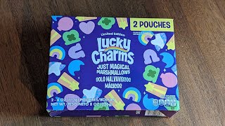 Trying New Lucky Charms 2023 Limited Edition Just Magical Marshmallows  No Cereal Allowed!