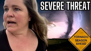 Tornado Season Starts Now | Rush To Keep Safe In this Severe Threat | Large Hail & High Wind