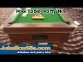 Pool Table Hire
