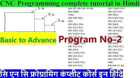 #7 Complete CNC Programming for beginners/CNC programming me Step Cut Basic Program kaise banae No 2