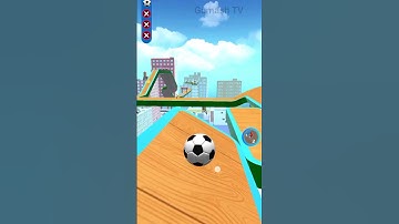 Sky Rolling Ball 3D - quick Lev 57, SpeedRun Gameplay, Android IOS, Amaizing Ball Game #shorts