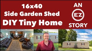 Chris James 16x40 Garden Shed Tiny Home