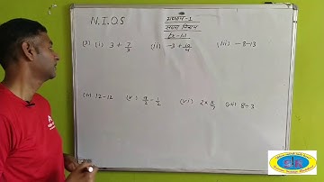 #NIOS CLASS 10TH MATHS CHAPTER 1 NUMBER SYSTEM EX 1.1 QUESTION 3