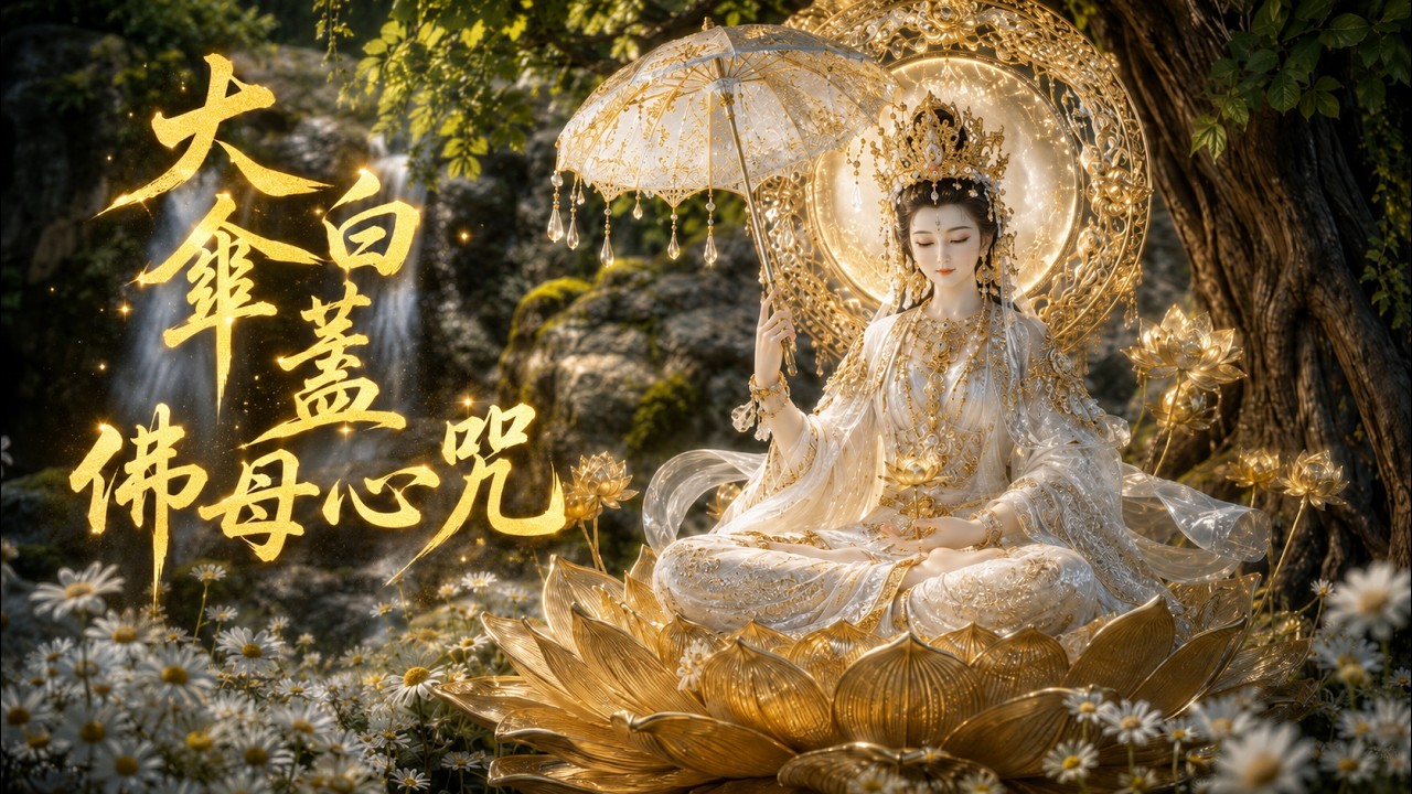 大白傘蓋佛母心咒｜沉穩柔和版｜般若美音 YouTube 影片縮圖