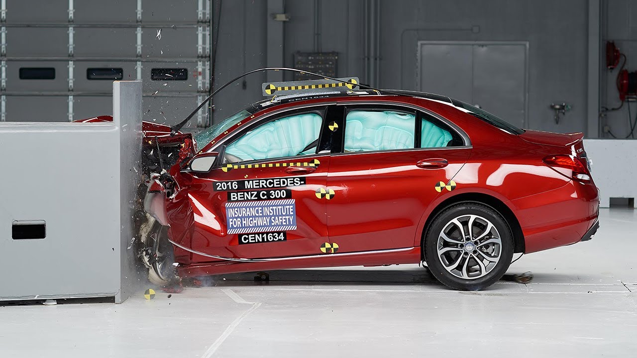 Image result for Mercedes benz c class crash test