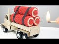 Amazing Cool Matches Powered Triple Jet Truck