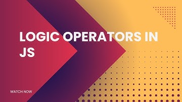 Logical Operators in JavaScript Explained | AND, OR & NOT with Examples