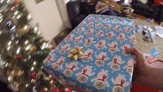 Outdoor Boys Christmas Opening Presents (NO SINGING THIS TIME)
