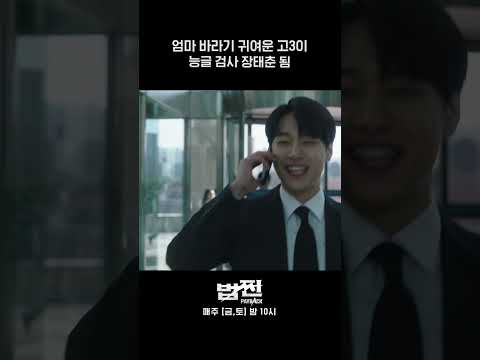 말랑 뽀짝 고3 짱태추니가 <strong>사회성</strong> 갑 능글 <strong>검사</strong> 장태춘이 되었어요😎  #법쩐 #Payback｜SBSNOW
